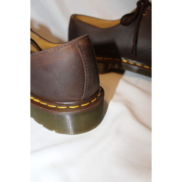 DR MARTENS 1461 BEX LEATHER OXFORD BROWN CRAZY HORSE WOMEN 12 MEN 10 - Picture 5 of 6